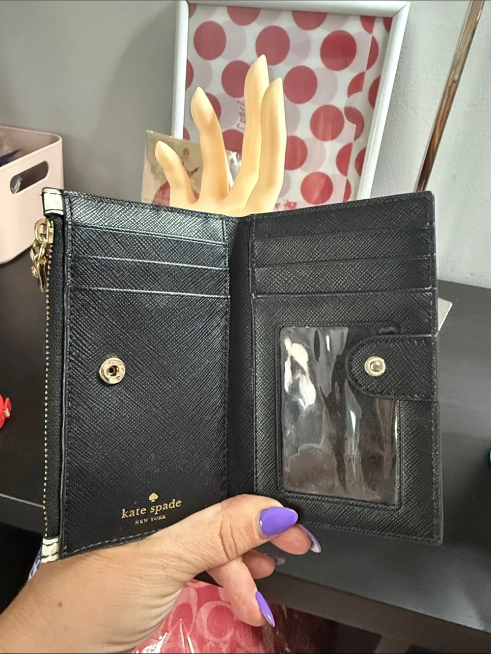 kate spade compact zip